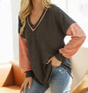Women's Dana V-Neck Pullover | Charcoal